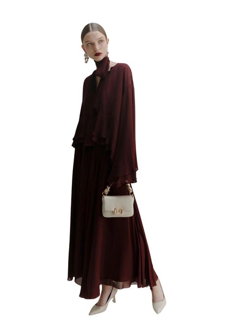 Blusa in georgette - BORDEAUX Marella | PRISCA006